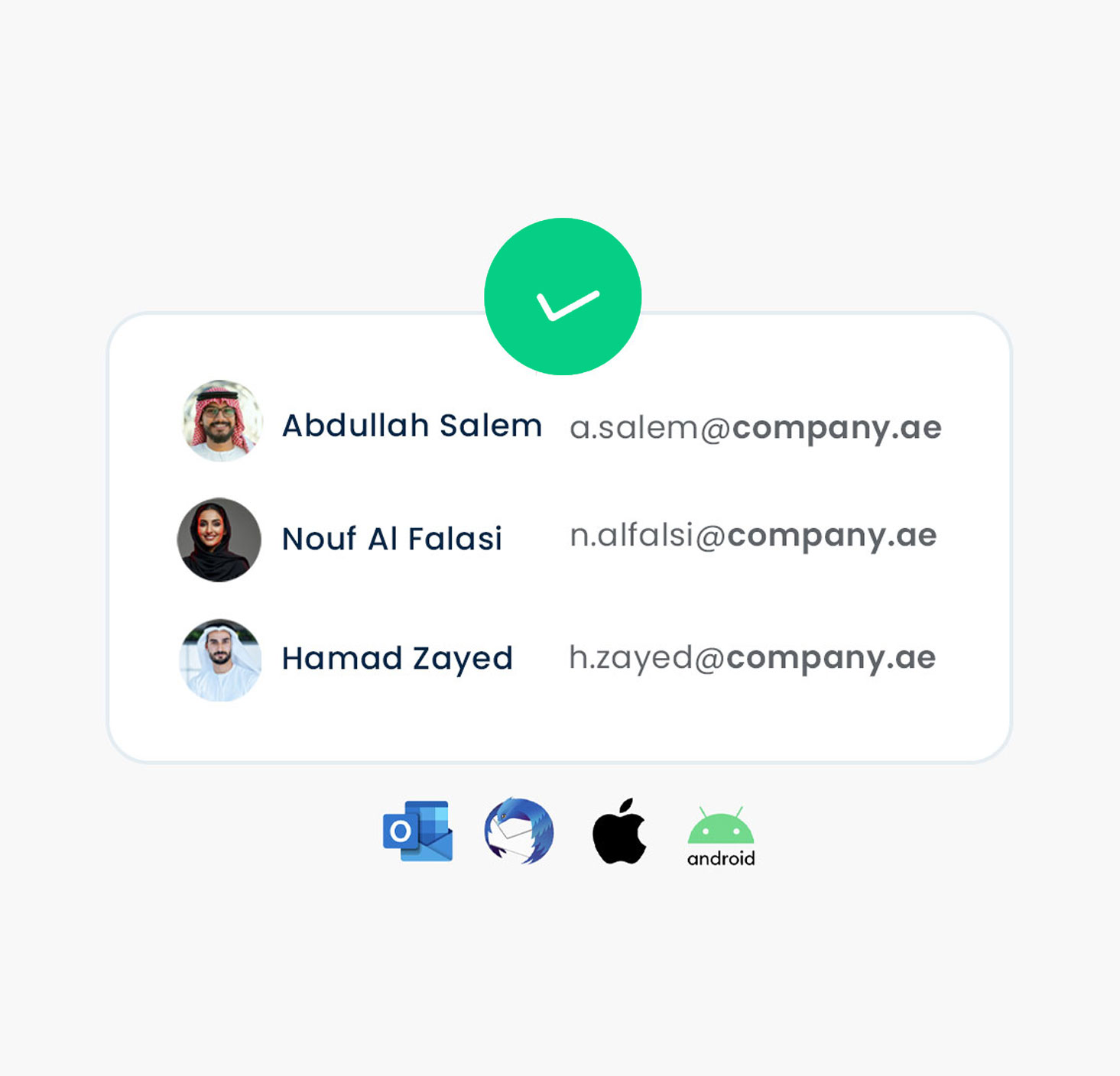 What is Business email in the UAE